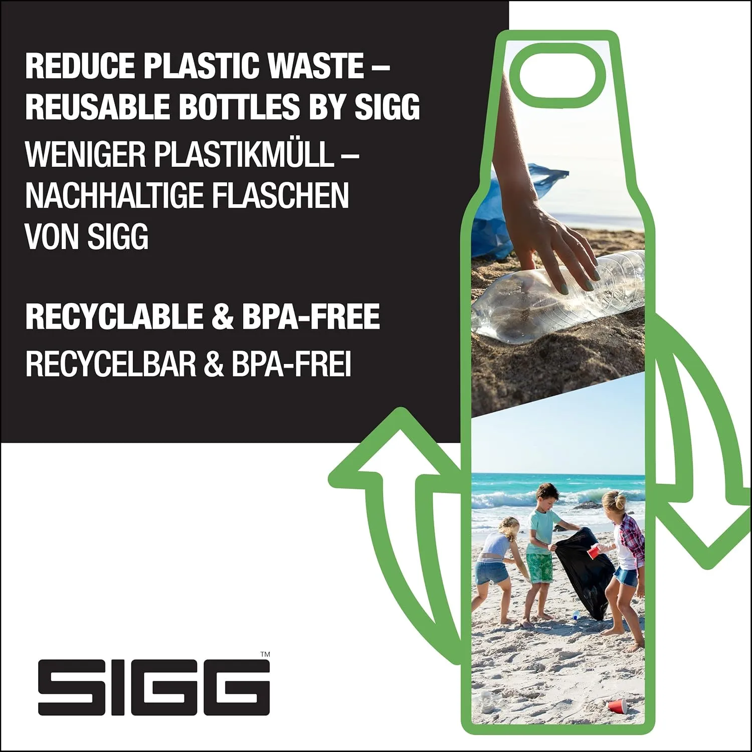 SIGG - Thermo Flask Hot & Cold ONE - Insulated Water Bottle - Tea Filter - Leakproof - BPA-Free - Stainless Steel - 17Oz