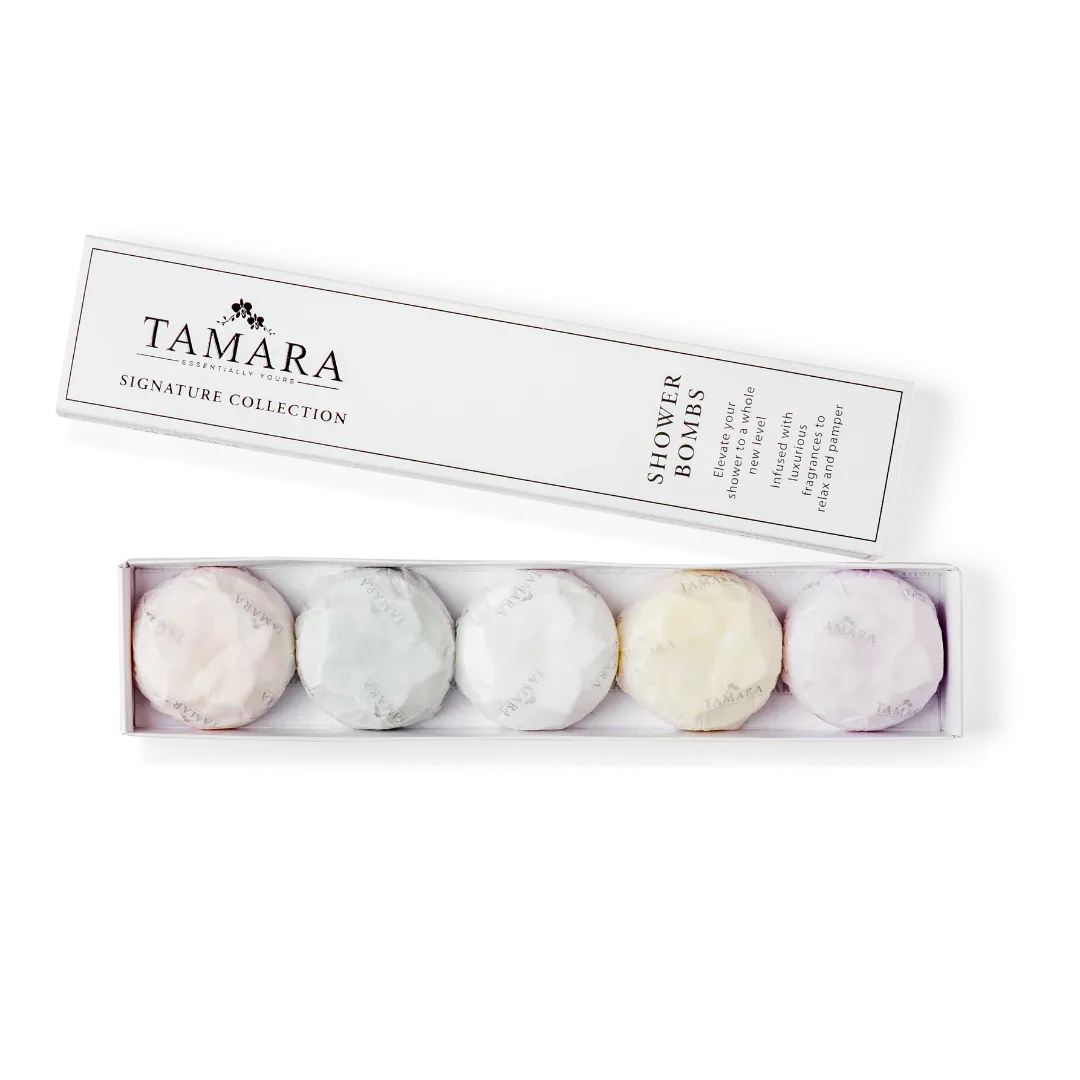SIGNATURE GIFT PACK COLLECTION (BOX OF 5 SHOWER BOMBS)