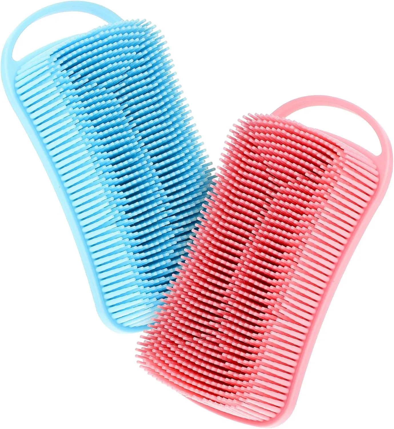 Silicone Body Scrubbers Set Exfoliating Shower Brush for Body Gentle Cleansing Bath Brush for Daily Use