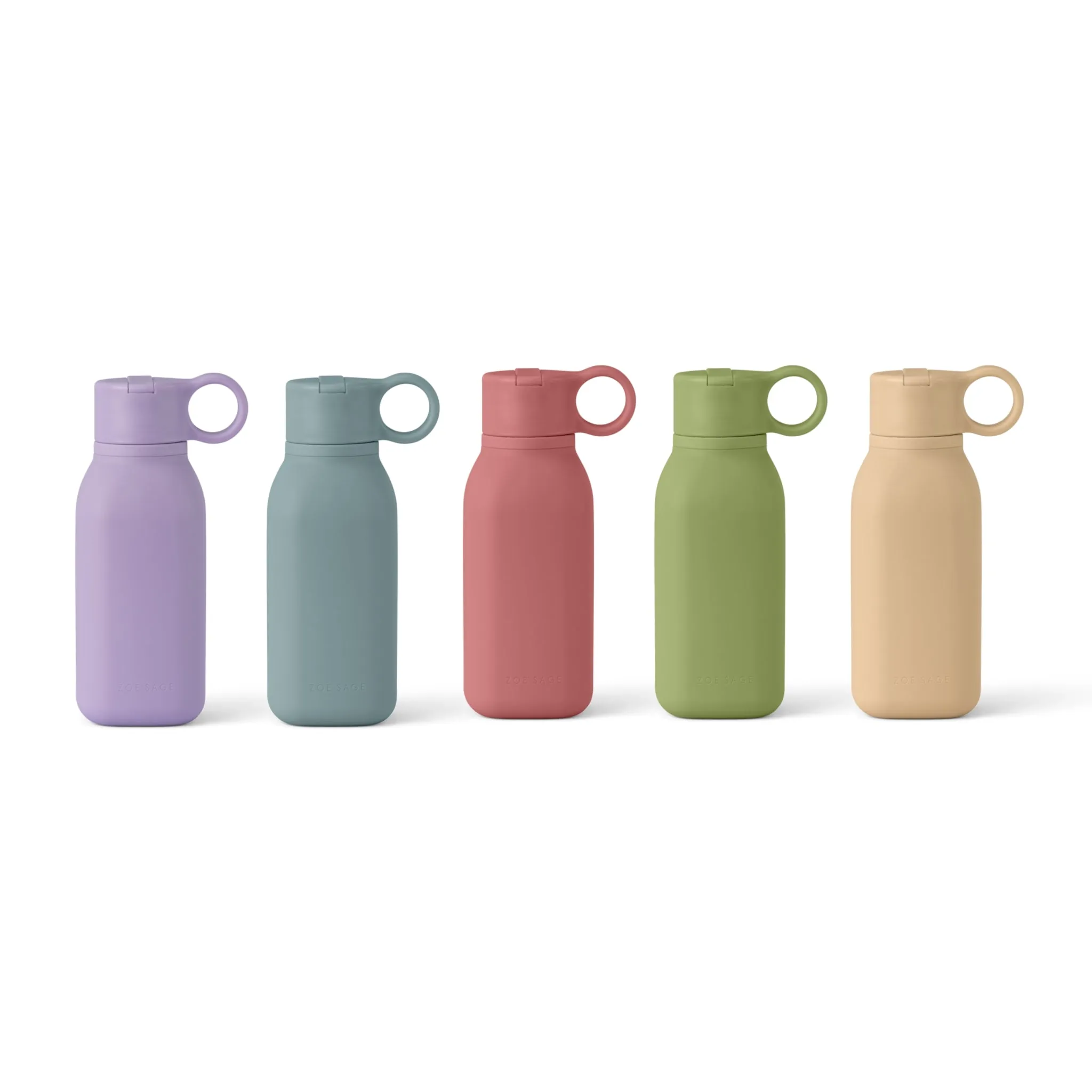 Silicone Water Bottle 450ml | Dusty Pink
