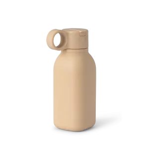 Silicone Water Bottle 450ml | Wheat