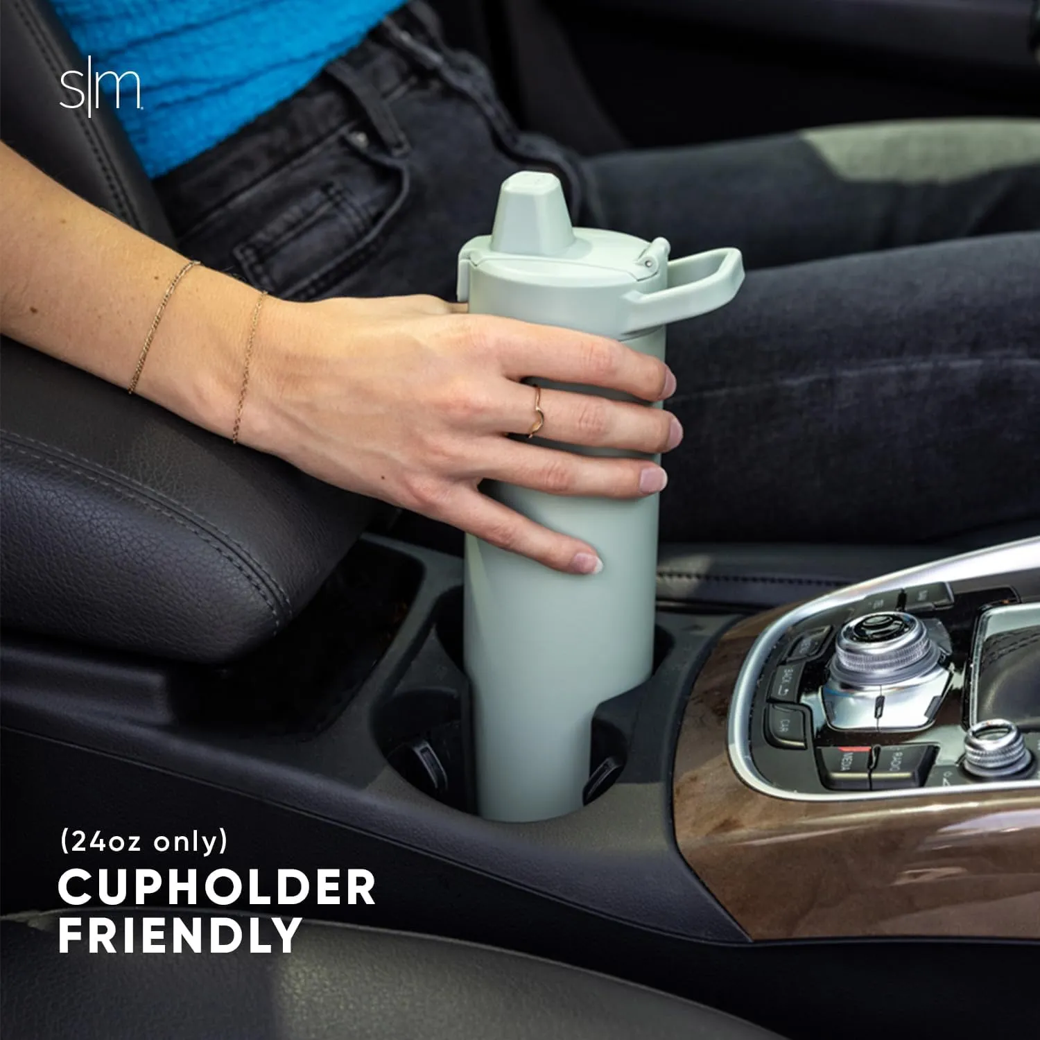 Simple Modern Filtered Water Bottle | Insulated Stainless-Steel Carbon Filter Travel Water Bottles | Reusable for Clean Drinking Water On The Go | 24oz, Winter White