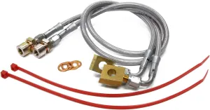 Skyjacker (FBL92) 4"- 8" Stainless Steel Brake Line - Pair