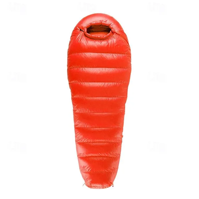 Sleeping Bag Outdoor Camping Mummy Bag for Adults 3-13 °C Single Duck Down Thermal Warm Portable Windproof Durable 180 cm Winter Autumn / Fall for Camping / Hiking Camping / Hiking / Caving