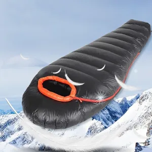 Sleeping Bag Outdoor Camping Mummy Bag for Adults 3-13 °C Single Duck Down Thermal Warm Portable Windproof Durable 180 cm Winter Autumn / Fall for Camping / Hiking Camping / Hiking / Caving