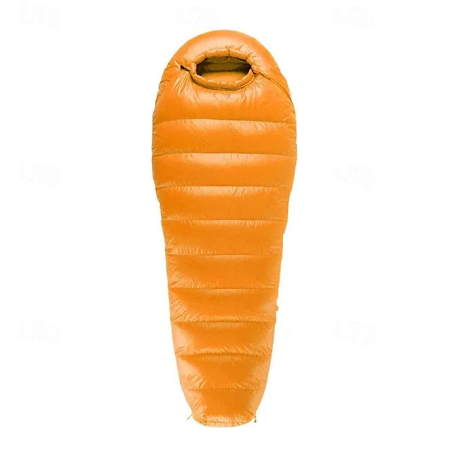 Sleeping Bag Outdoor Camping Mummy Bag for Adults 3-13 °C Single Duck Down Thermal Warm Portable Windproof Durable 180 cm Winter Autumn / Fall for Camping / Hiking Camping / Hiking / Caving
