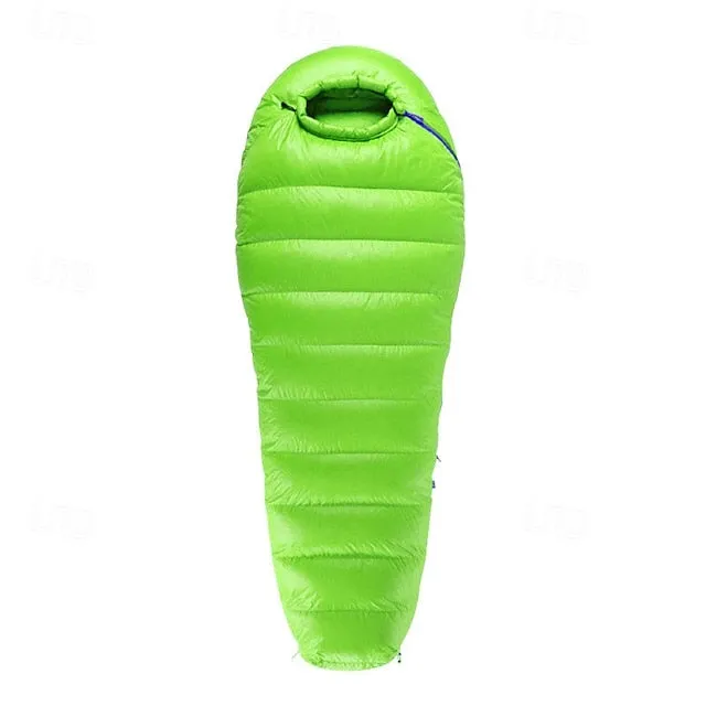 Sleeping Bag Outdoor Camping Mummy Bag for Adults 3-13 °C Single Duck Down Thermal Warm Portable Windproof Durable 180 cm Winter Autumn / Fall for Camping / Hiking Camping / Hiking / Caving