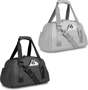 Small Gym Bag Black  Small Gym Bag Gray