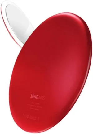 Smart Portable LED Makeup Mirror, Magnifying USB Charging Light Portable Mirror,Fashion Soft Light Cosmetic HD Mirrors for Bathroom Shower Travel Gift (Red)