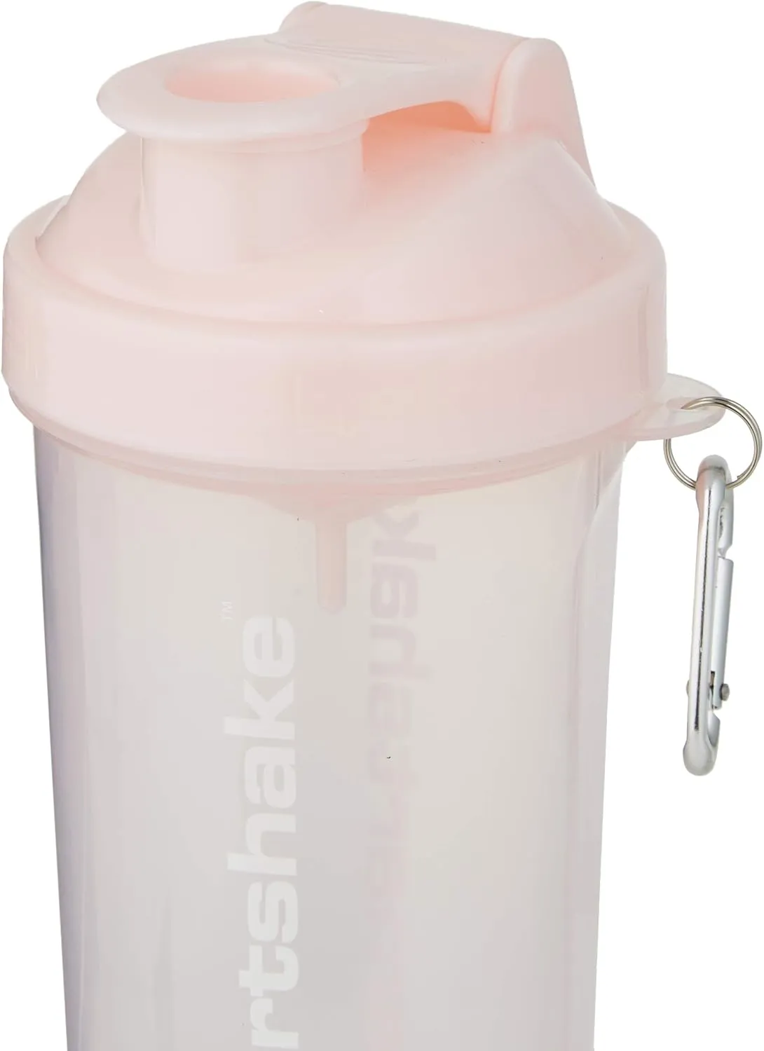 Smartshake Slim 17oz Shaker Cup, Cotton Pink