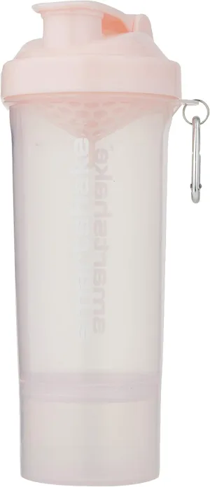 Smartshake Slim 17oz Shaker Cup, Cotton Pink