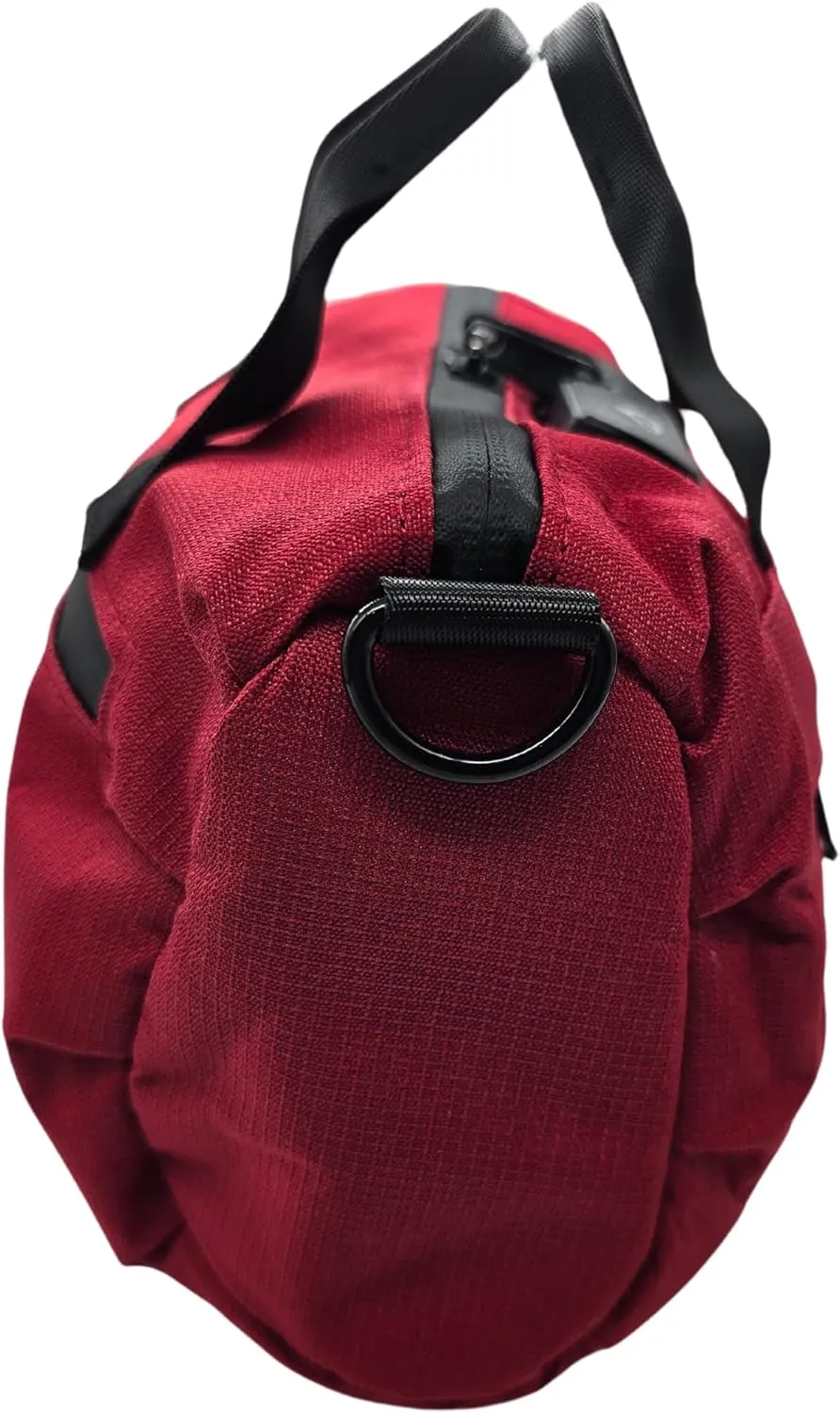 Smell Proof Duffle Bag with Anti Theft Combo Lock, Removable Shoulder Strap, Water Resistant, Ultra Durable Double Gasket Zippers   Premium Hardware (Ruby Red, 9-Inch (9" x 5" x 4"))