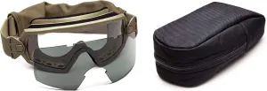 Smith Elite Outside The Wire Sunglasses Tan 499 / Clear, Gray Field Kit