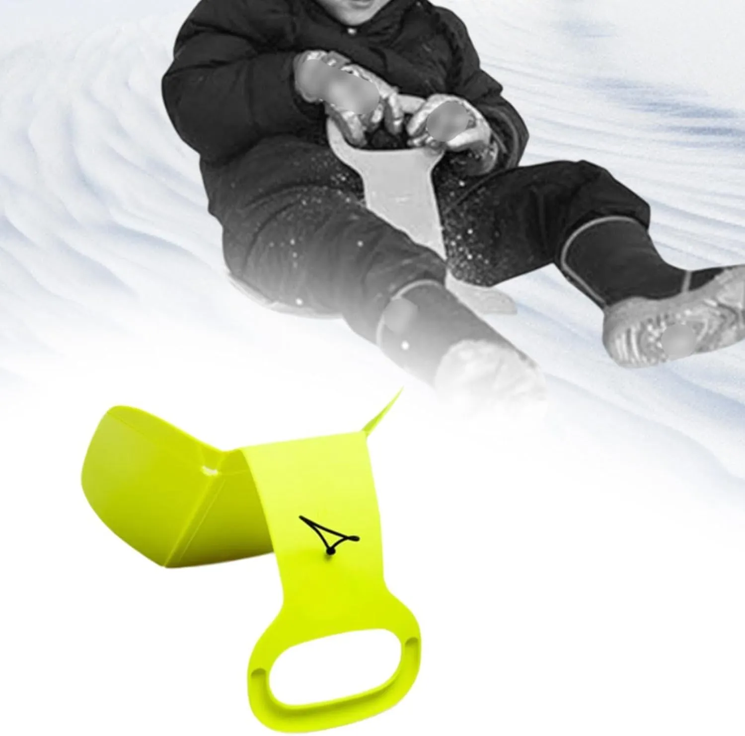 Snow Sled, Snow Sledding Winter, with Handle Practical Grass Sliding Sled, Toboggan Sled, Sand Sled for Kids Adults Boys