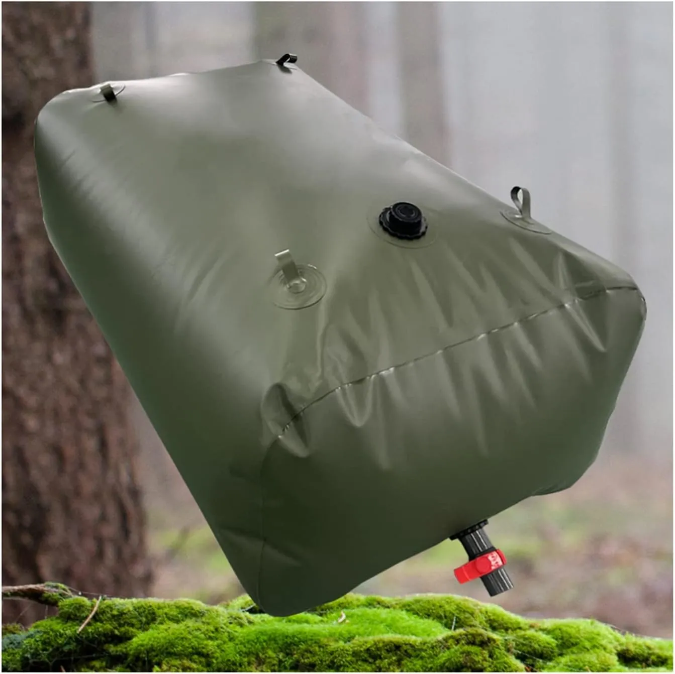 Soft Drought-Resistant Water Bag，Bladder Water Storage Bag, Collapsible Bladder, Portable Water Tank, Large Flexible Emergency Bucket, Camping Shower Water Container ( Size : 1.8*1.2*0.7m/1500L/396gal