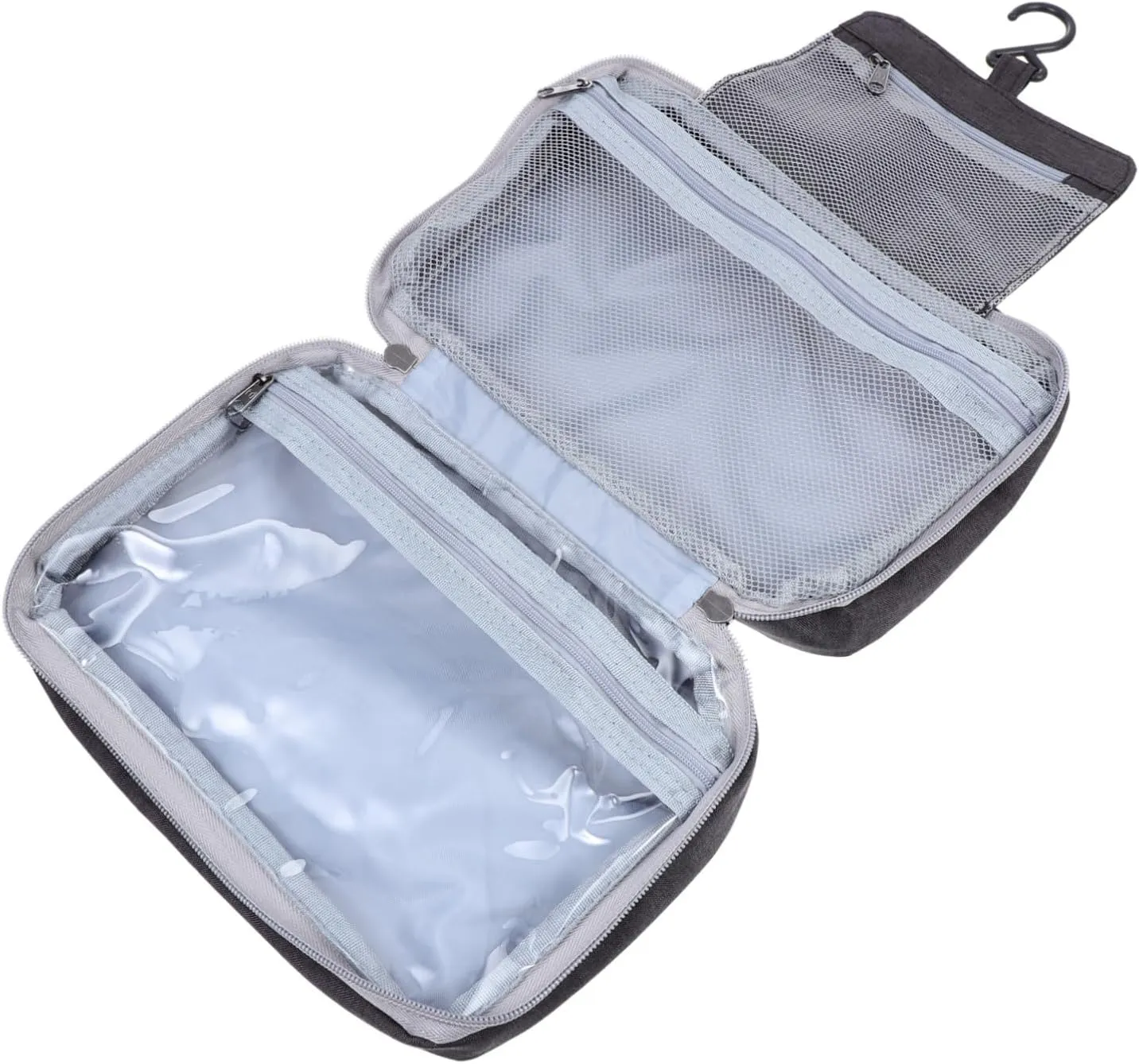 SOIMISS Toiletries Bag Men Women Travel Wash Bag Folding Skincare Pouch Compact for Business