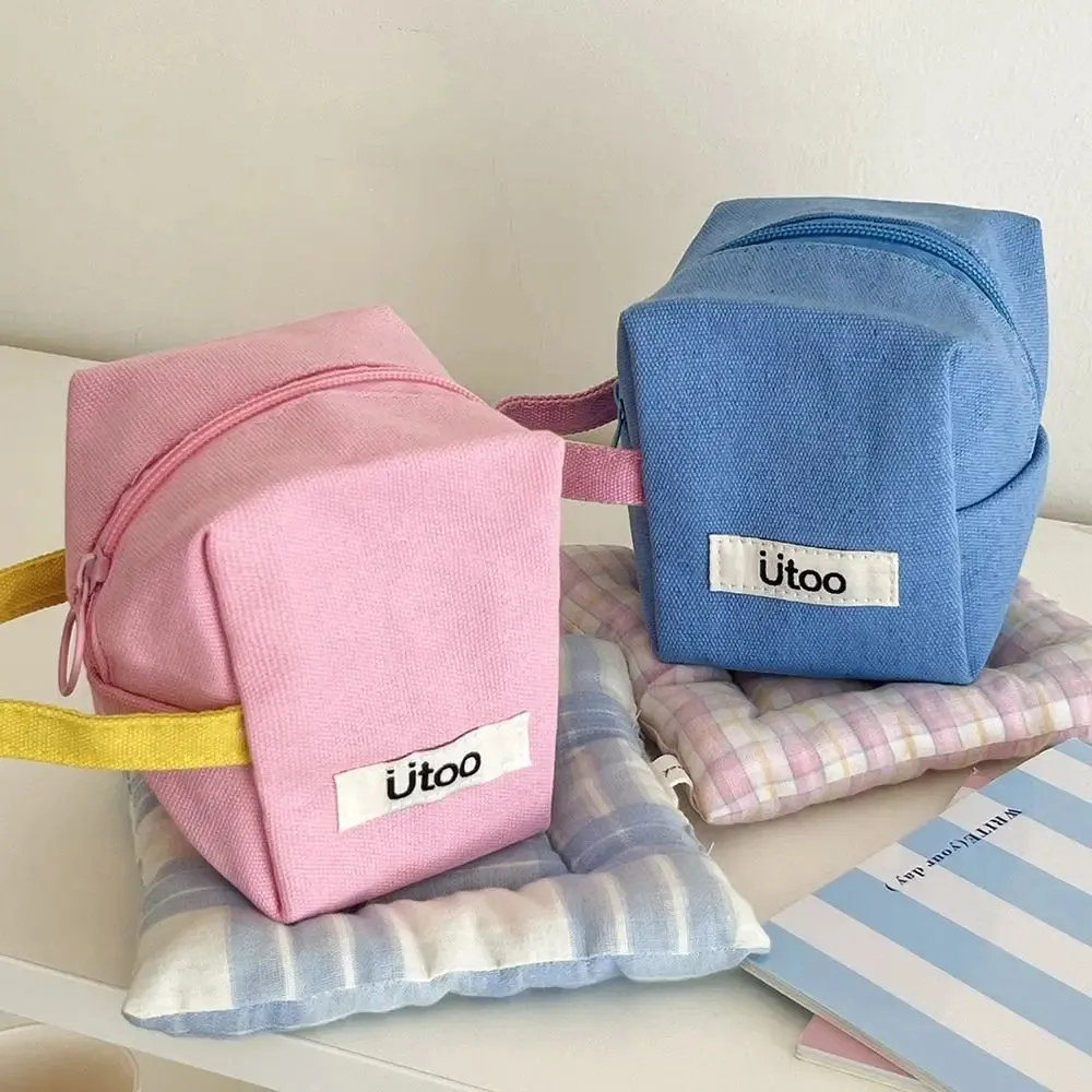 Solana | Compact Canvas Cosmetic Bag