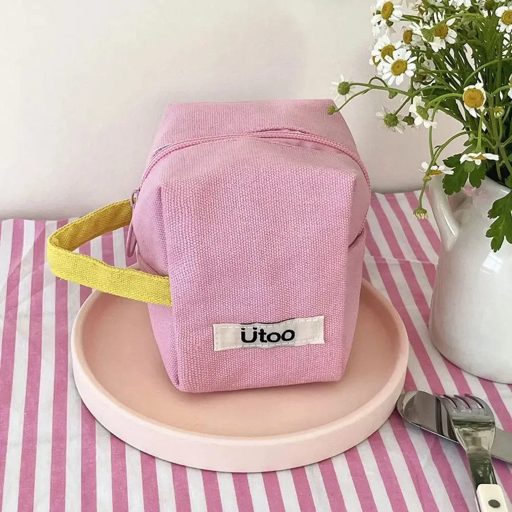 Solana | Compact Canvas Cosmetic Bag