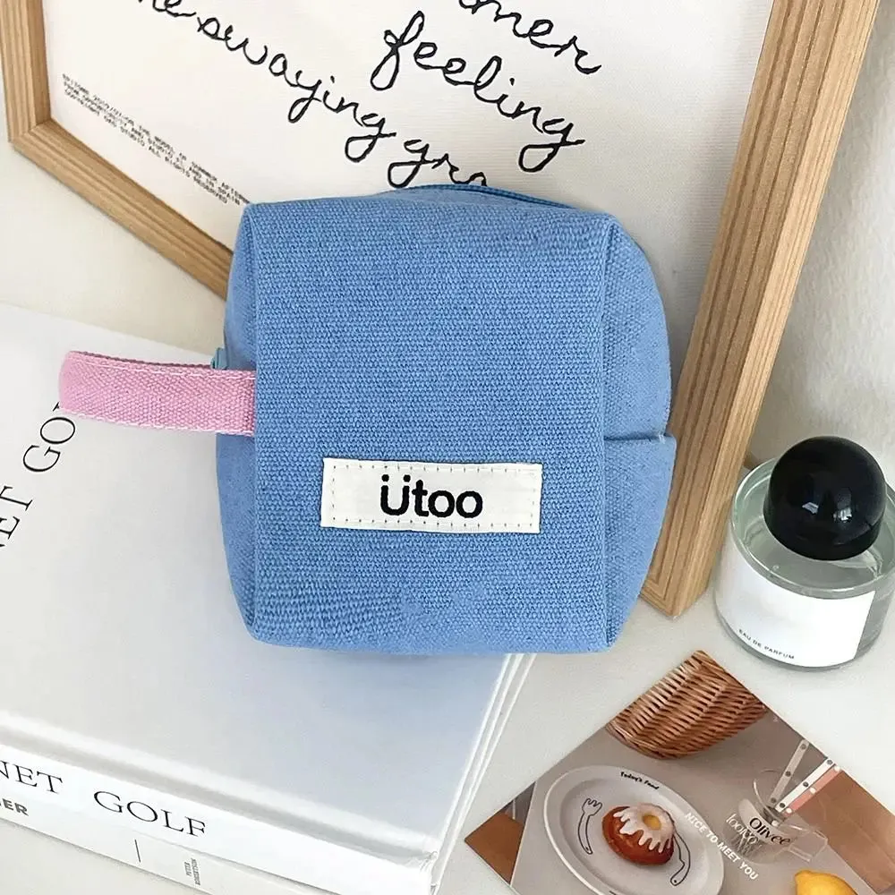 Solana | Compact Canvas Cosmetic Bag