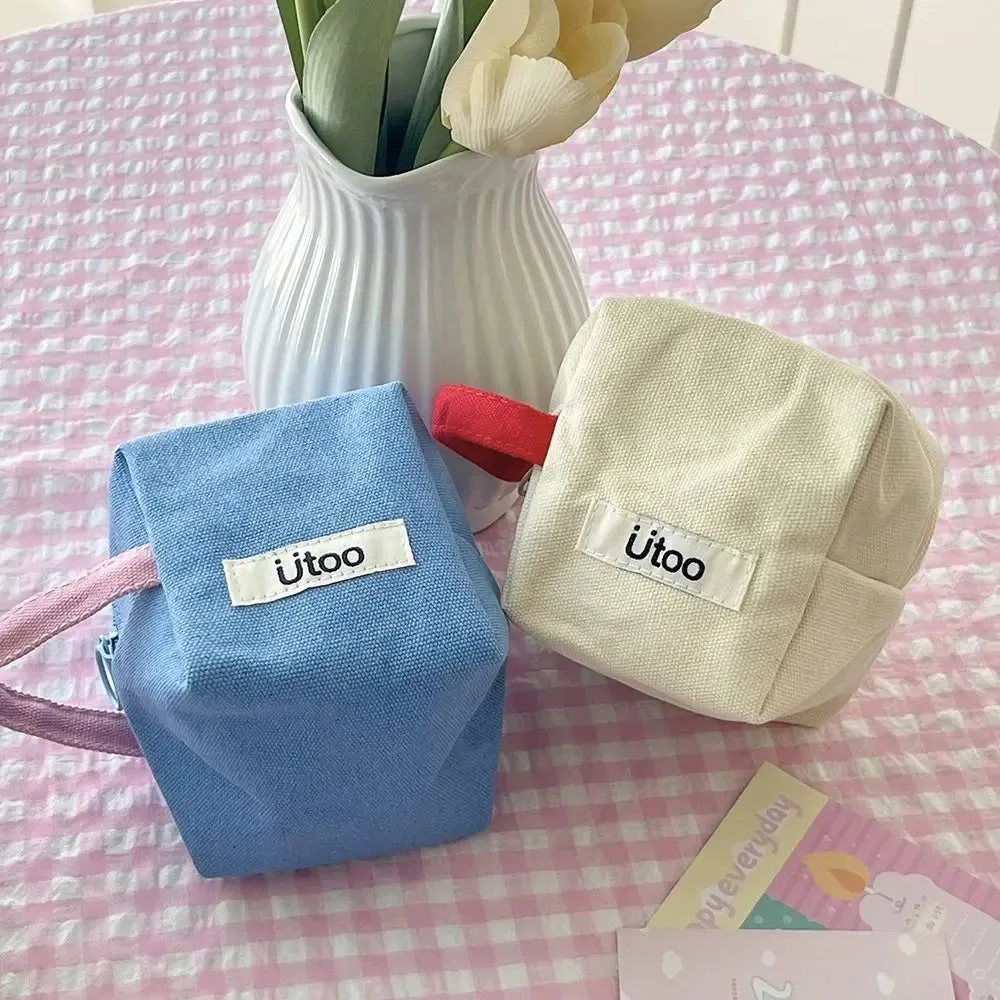 Solana | Compact Canvas Cosmetic Bag