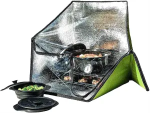 Solar Oven Bag for Outdoor Sun, Camping, Travel - Portable Cooking Emergency Tool with Dutch Oven Kit - Solar Powered Oven for Hiking and Picnics