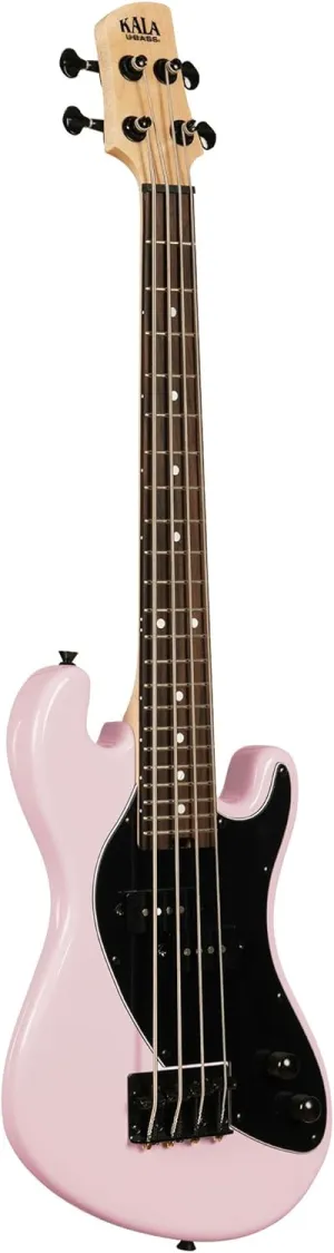 Solid Body 4-String Pale Pink Fretted U-BASS