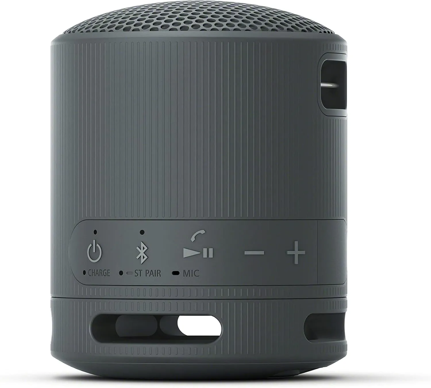 Sony SRS-XB100 Wireless Bluetooth Portable Lightweight Super-Compact Travel Speaker, Durable IP67 Waterproof & Dustproof Shower Speaker, 16 Hour Battery, Versatile Strap, & Hands-free Calling, Black
