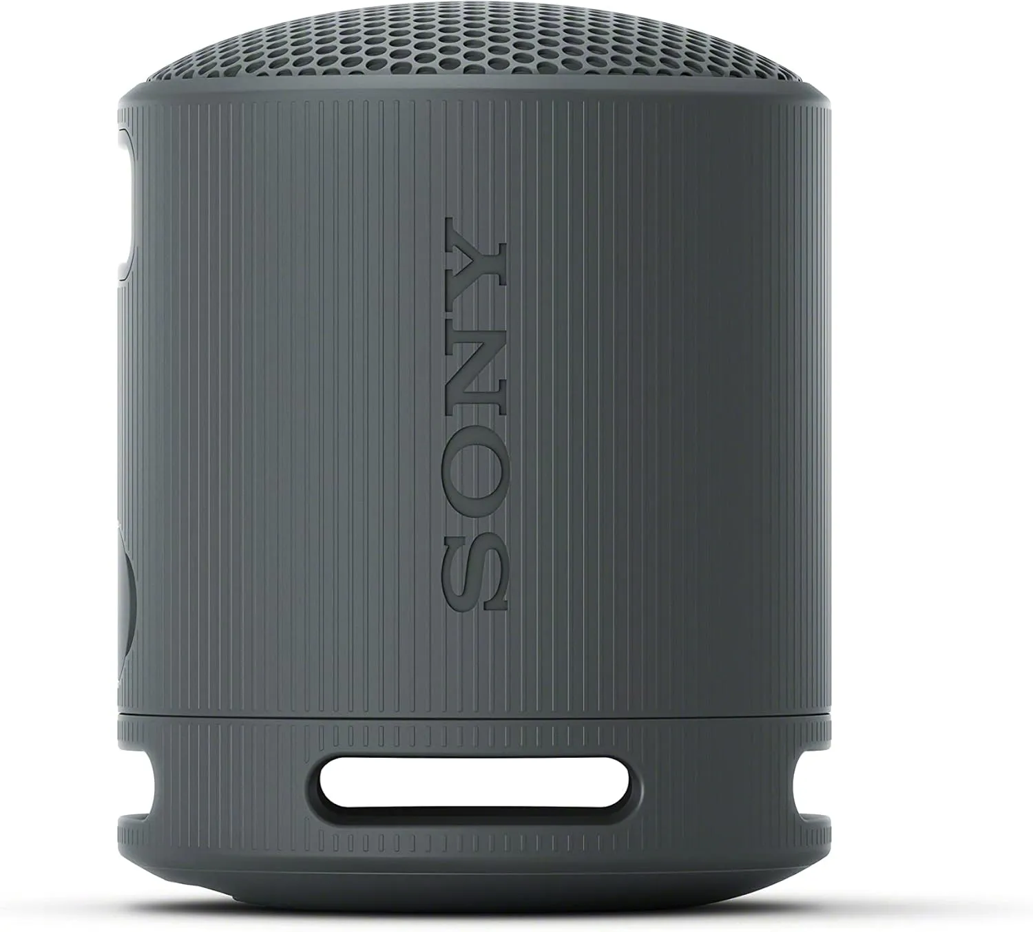 Sony SRS-XB100 Wireless Bluetooth Portable Lightweight Super-Compact Travel Speaker, Durable IP67 Waterproof & Dustproof Shower Speaker, 16 Hour Battery, Versatile Strap, & Hands-free Calling, Black
