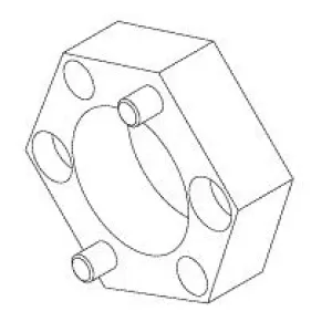 Spanner Nut for Midmark - Ritter ILS014