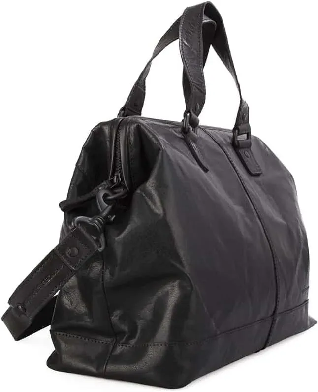 Spikes & Sparrow Leather Weekend Bag/Sports Bag Silverado