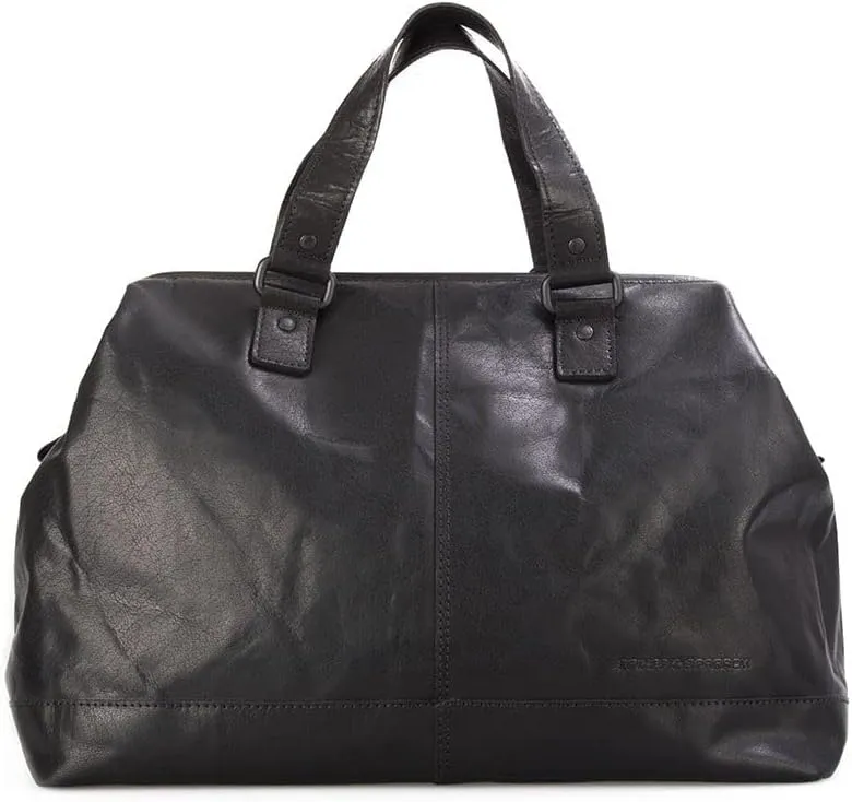 Spikes & Sparrow Leather Weekend Bag/Sports Bag Silverado