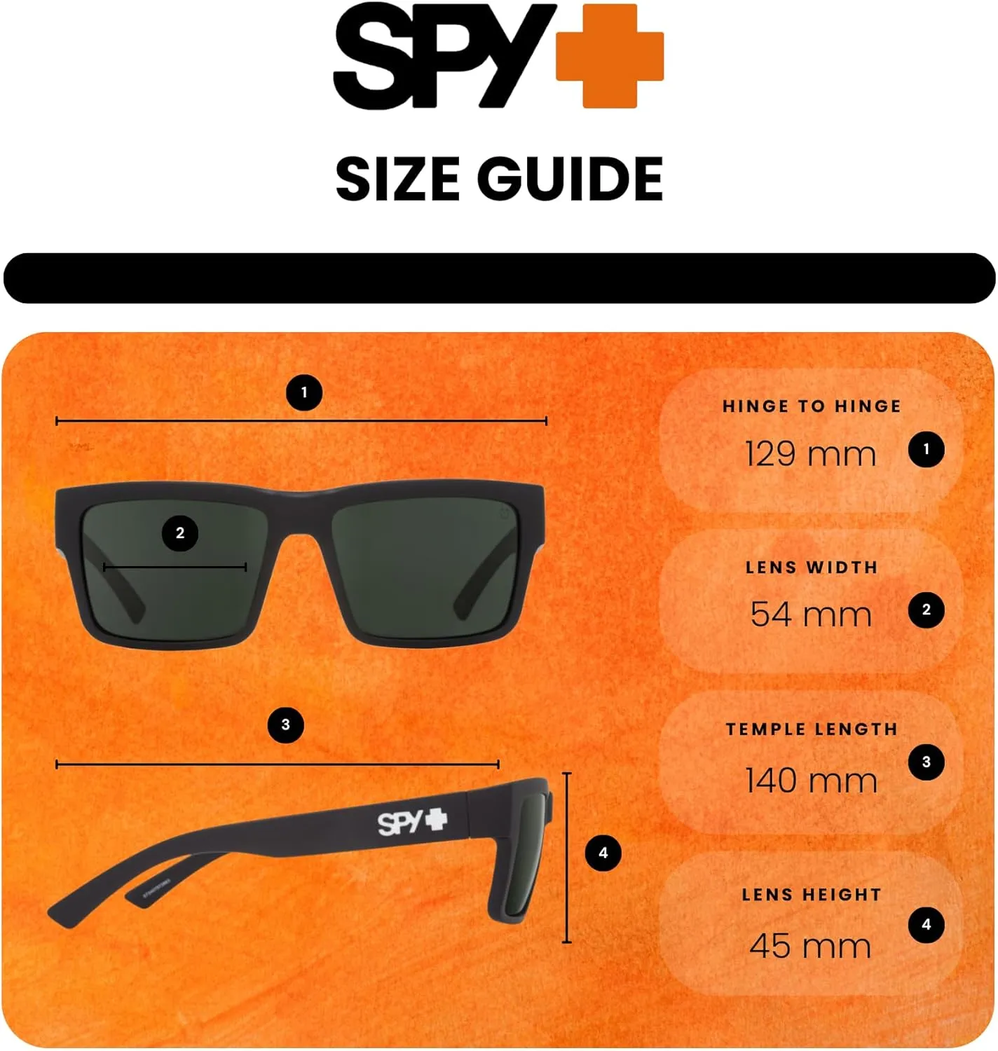 SPY Montana Square for Men   BUNDLE with Designer iWear Eyewear Kit Sunglasses for Men