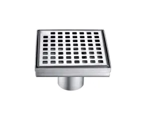 Square Tile-In Shower Drain - Stainless Steel