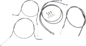 Stainless Handlebar Cable and Line Kit for 12&Prime,-14&Prime, Bars BA-8021KT-12