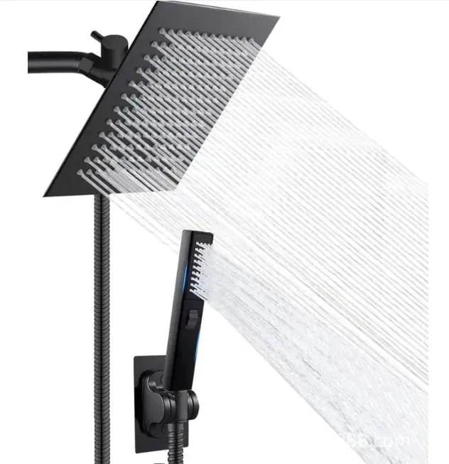Stainless Steel Pressurized Shower Head Set
