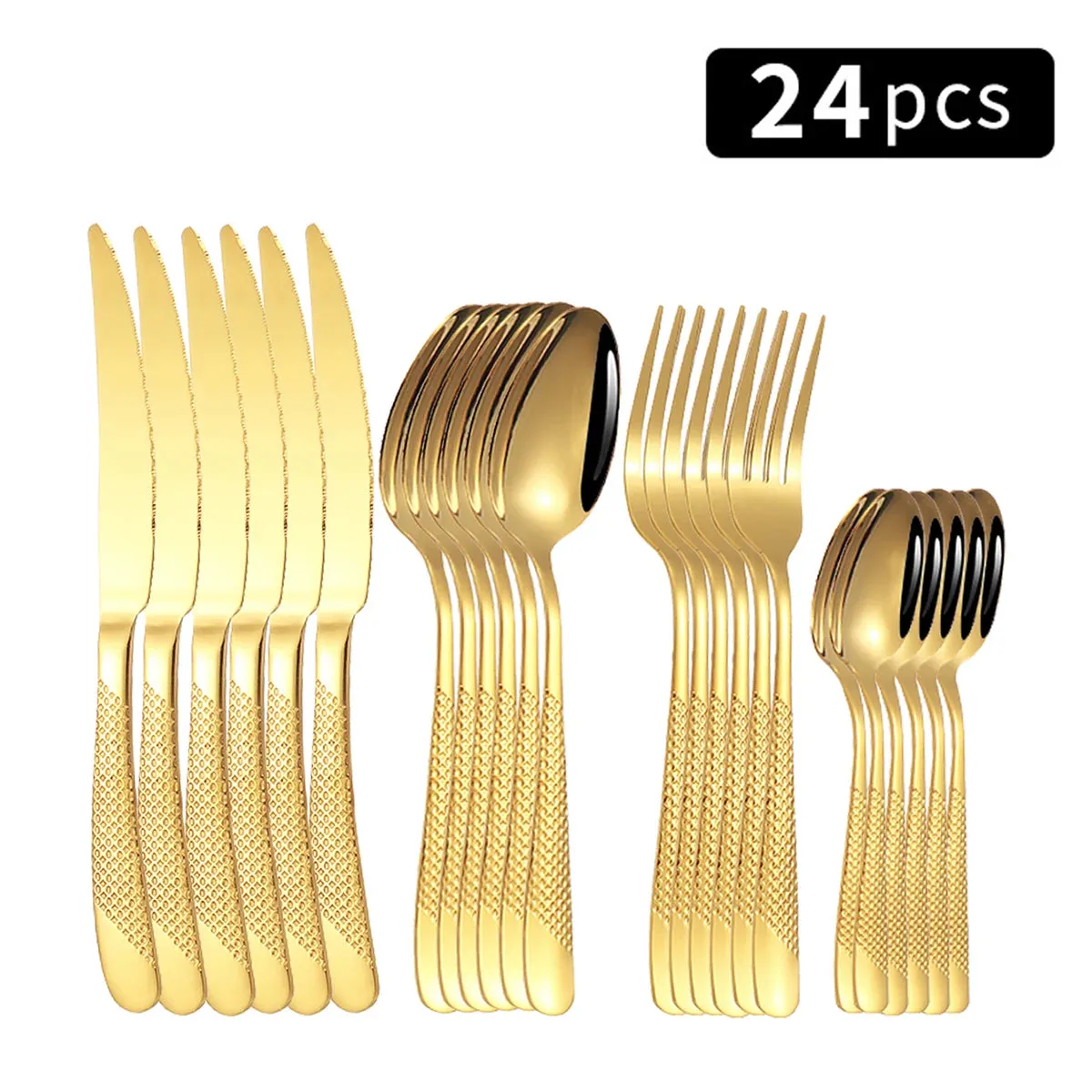 Stainless Steel Star Tableware Set