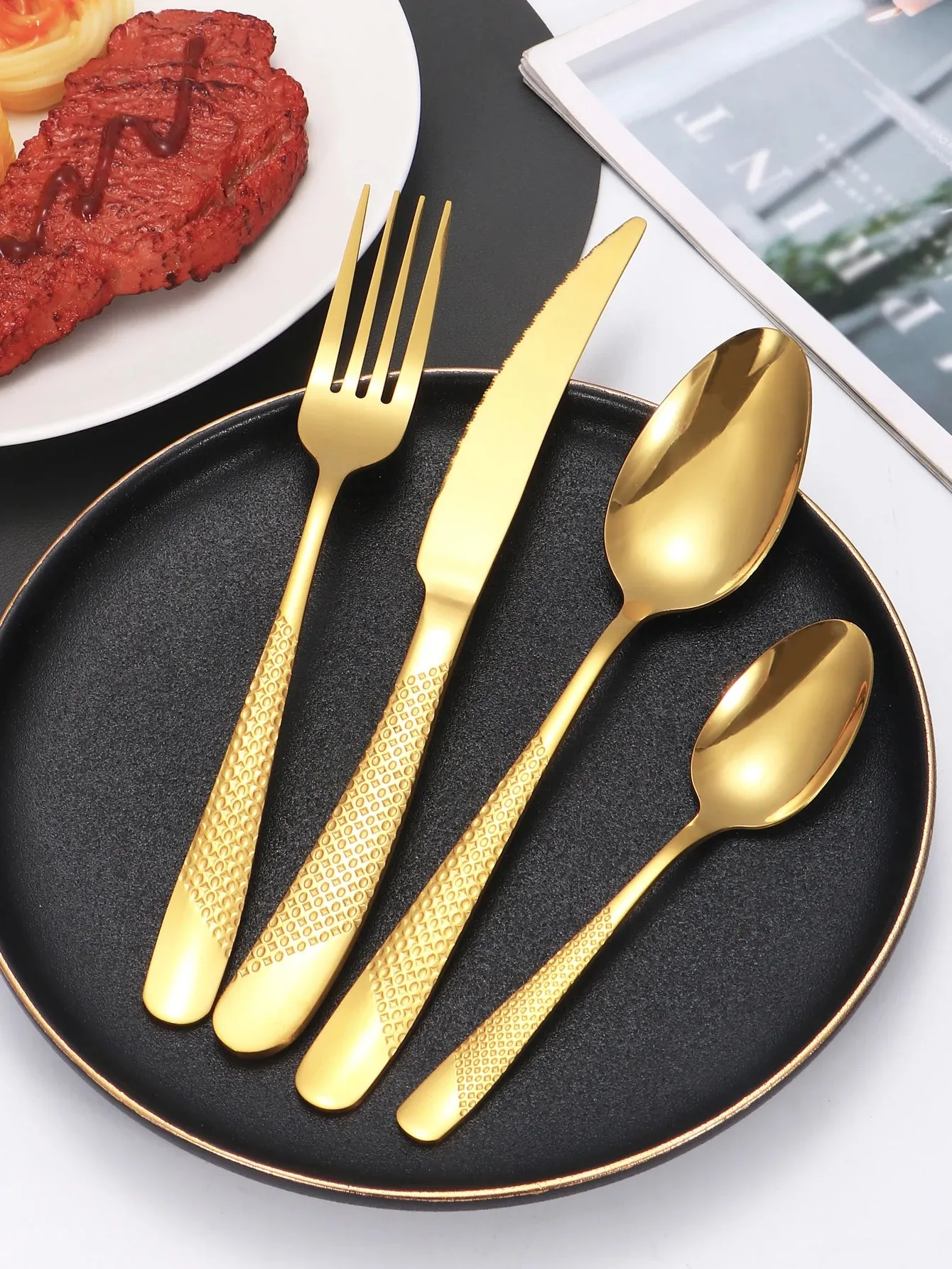 Stainless Steel Star Tableware Set