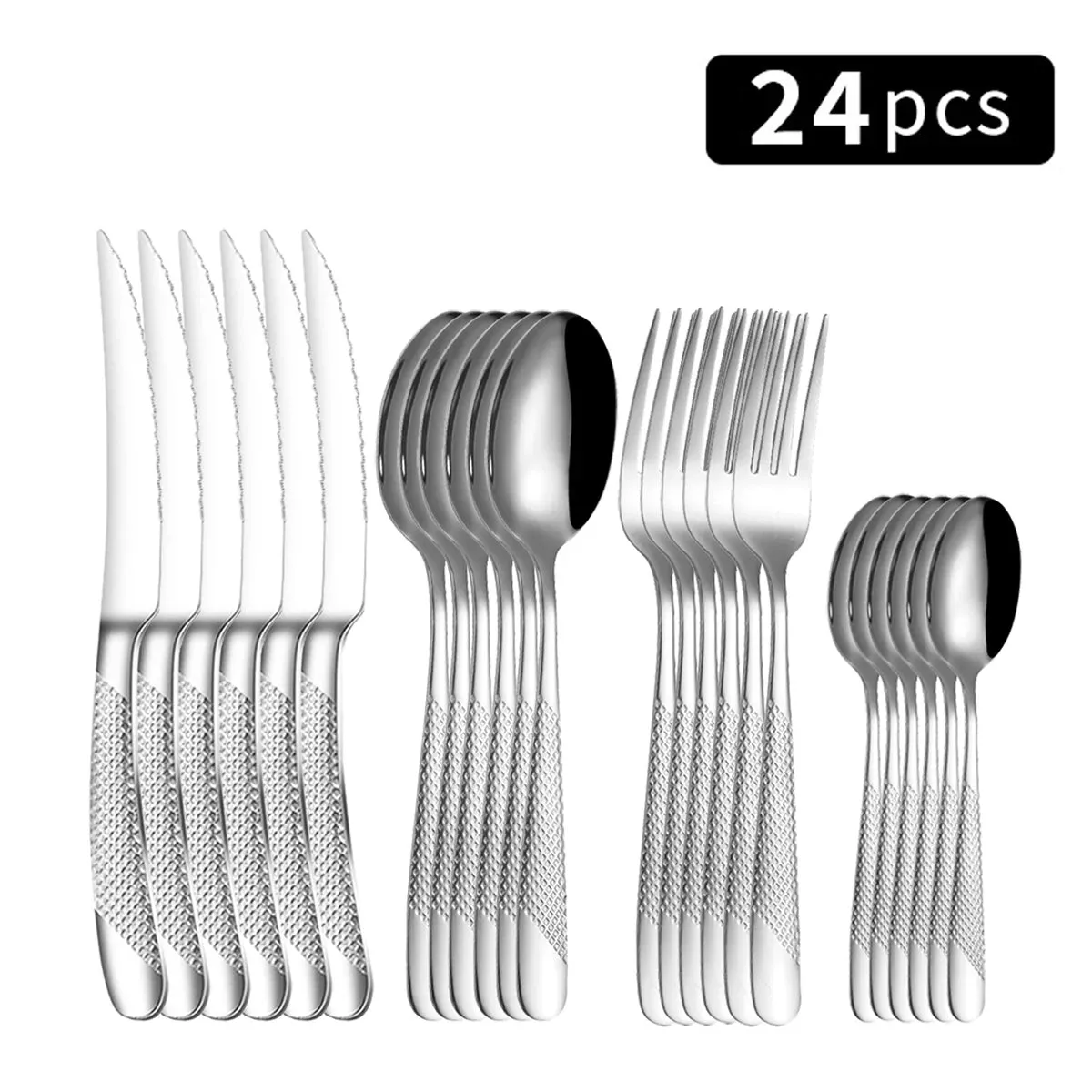 Stainless Steel Star Tableware Set