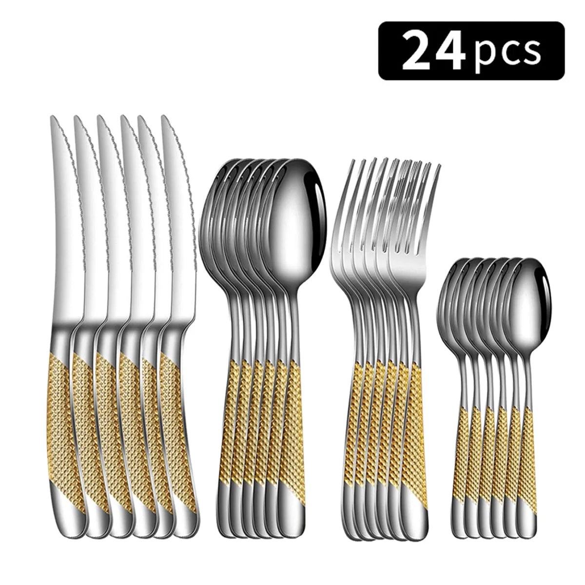 Stainless Steel Star Tableware Set
