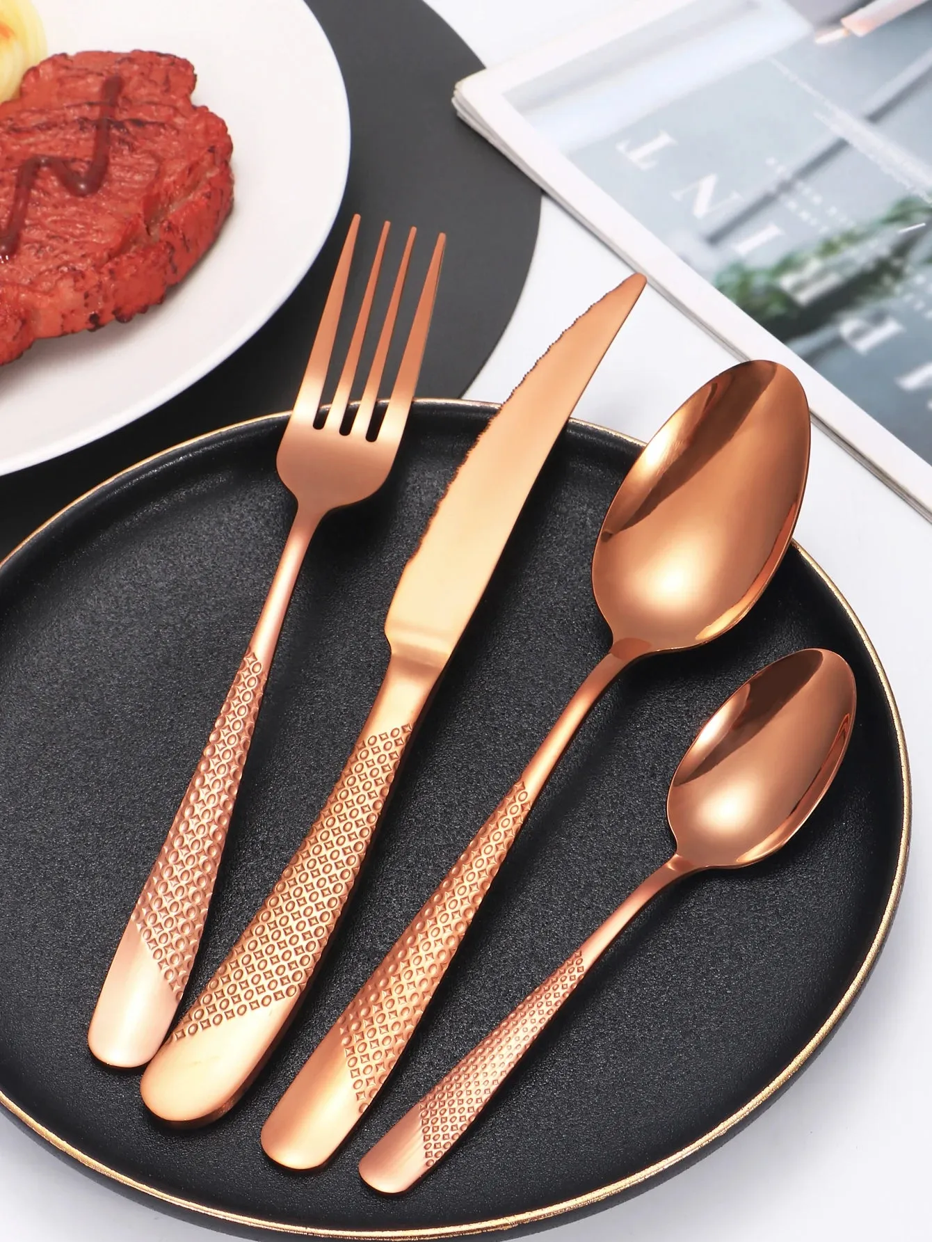Stainless Steel Star Tableware Set