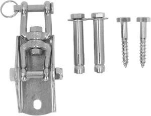 Stainless Steel Suspension Plate Disc Yoga Pilates Hardware Swivel Hook for Swing Chair Basket Ceiling Hanging Kit