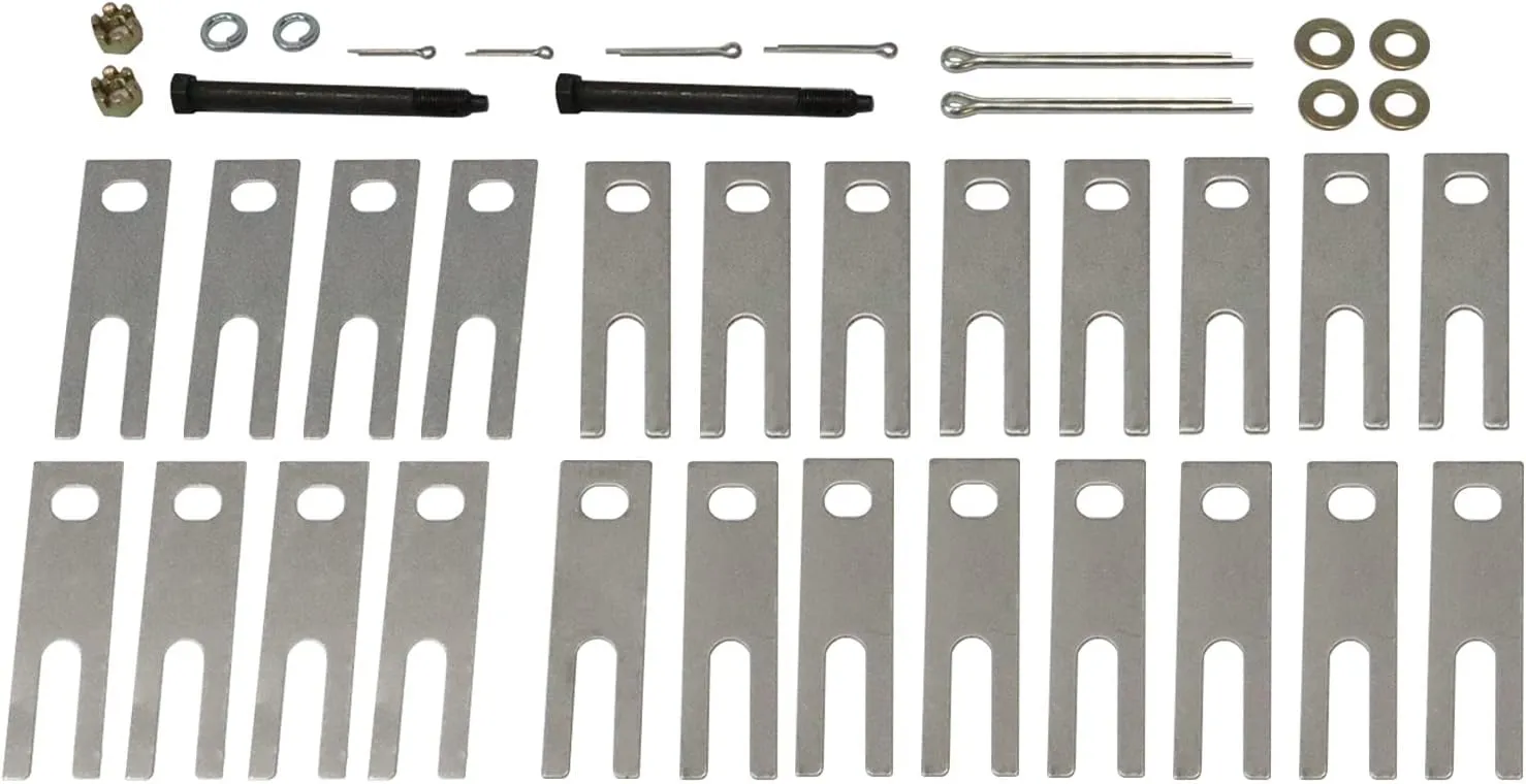 Stainless Steel Trailing Arm Shim Kit With Hardware Compatible With 1963-1982 Chevy Corvette (Never Rust.)
