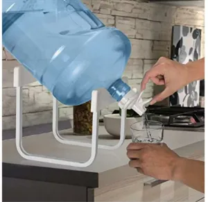 Stand Non Home Tap resistant Bottles Organization Storage Spout Dispenser Slip Jug Water Fast Shelf Rack Top choice Rust Valve Flow Holders Connected Practical