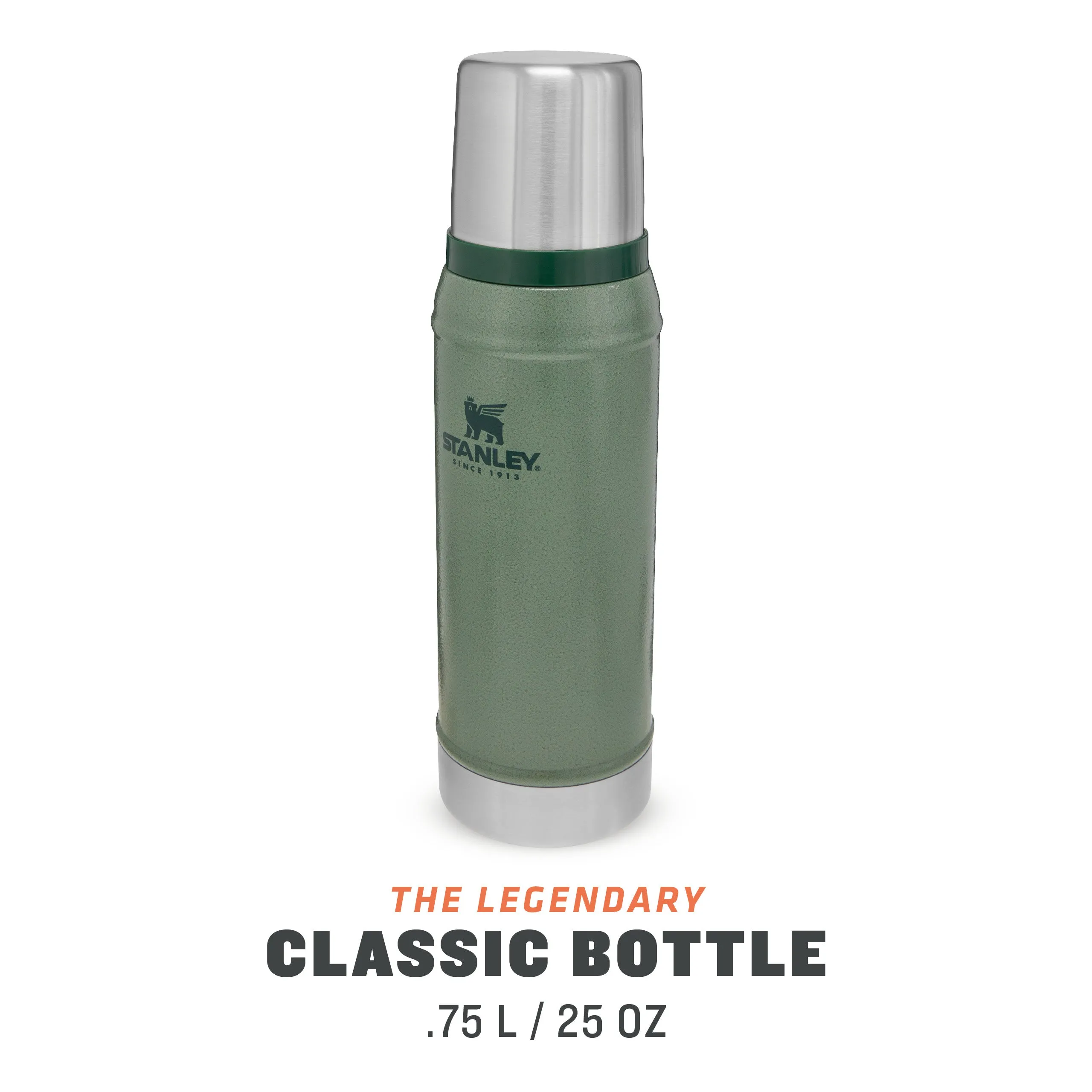 Stanley Classic Legendary Bottle 750ml Hammertone Green