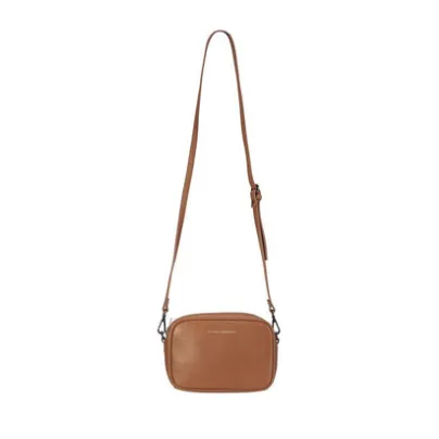 Status Anxiety Plunder leather shoulder bag tan