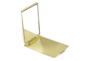 Stephanie Imports Compact Mirror, Small 2 Sided Pocket Mirror 1X Magnification (Gold)