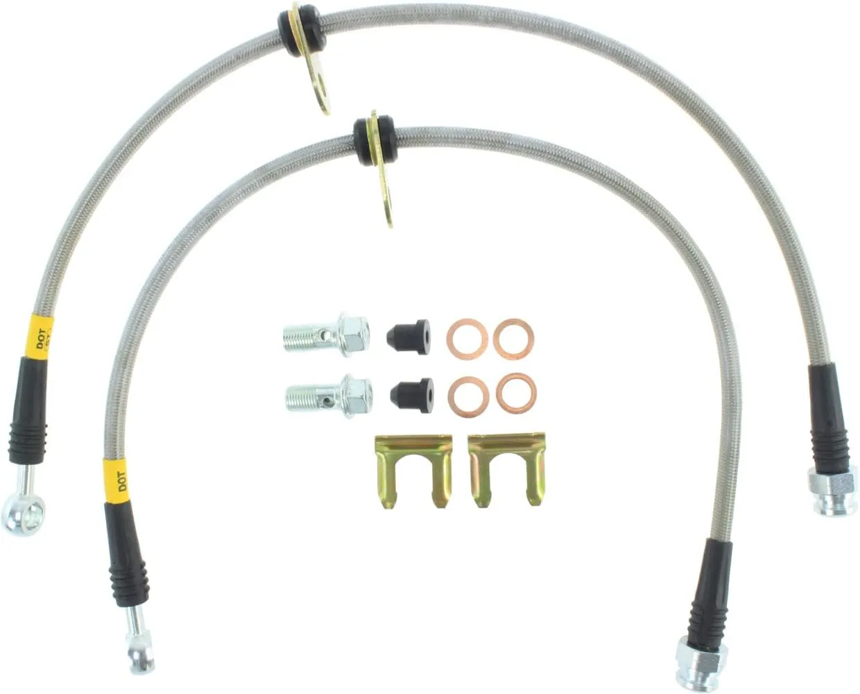 StopTech (950.47005) Brake Line Kit, Stainless Steel