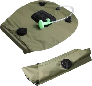 SUPVOX 20l Camping Shower Bag Solar Hiking Portable Outdoor Shower Kit Head Temperature Display