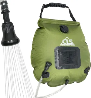 Sutekus Camping Shower Solar Shower Bag 5 Gallon Portable Camping Shower Bag for Outdoor Camping Hiking Beach Swimming Traveling