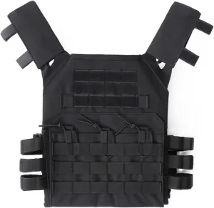 Tactical Airsoft Vest Molle Adjustable Lightweight Airsoft Vest Outdoor Paintball Training Cosplay Costumes
